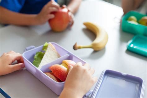 Healthy school lunch boxes