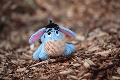 Eeyore from Winnie the Pooh Amigurumi | Fat Face & Me