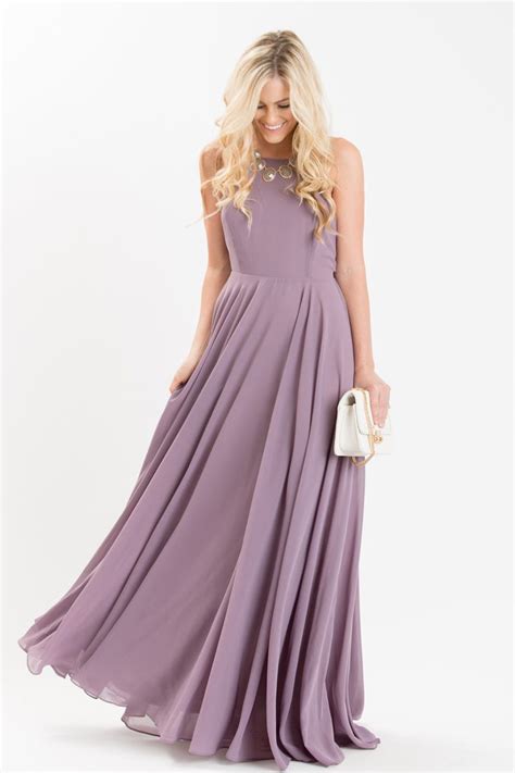 Women's Special Occasion Dresses, Flowy Purple Maxi Dress, Lavender Dresses, Affordable ...