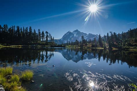 Picture Lake Mount Baker National Forest Photograph by Puget Exposure ...