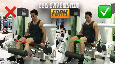 How To Do: Leg Extensions (Bad Form vs. Good Form) - YouTube