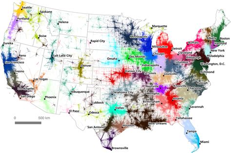 Commuters and Computers: Mapping U.S. Megaregions