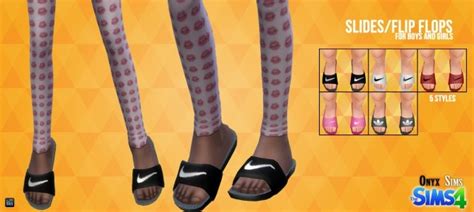 Child Slippers - Sims 4 Female Shoes