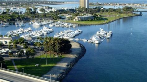 Aerial Over Ski Beach, Mission Bay, San Diego CA on Vimeo