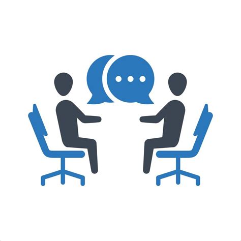 Business talk, deal, meeting, Interview icon 5972729 Vector Art at Vecteezy