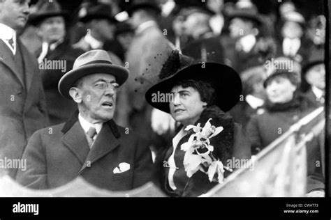 President Woodrow Wilson, and First Lady Edith Wilson, circa 1915. Courtesy: CSU Archives ...