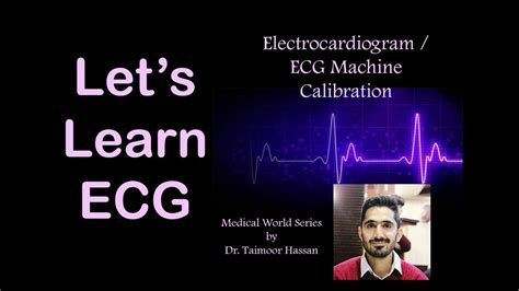 Electrocardiogram/ECG Machine Calibration: How to run Echo-cardiogram - YouTube