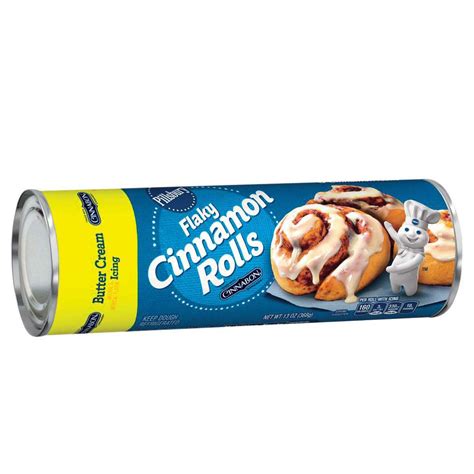 Pillsbury Cinnabon Flaky Cinnamon Rolls with Butter Cream Icing - Shop Biscuit & Cookie Dough at ...