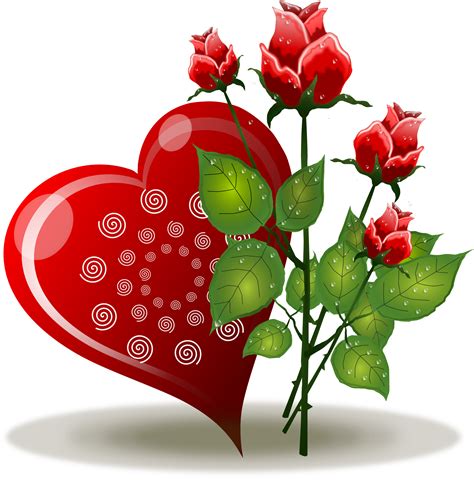 Valentines Day Roses Clipart at GetDrawings | Free download