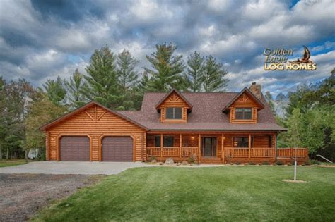 8 Log Cabin Garages Made From Logs and Timber - Log Cabin Hub