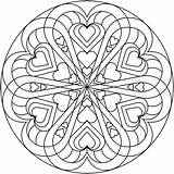 Heart Coloring Sheets For Adults sketch template