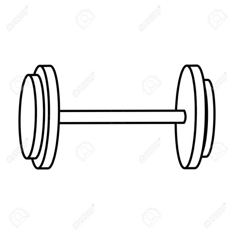 Dumbbell Cartoon Drawing - Dumbbells Clipart Body Building, Dumbbells ...