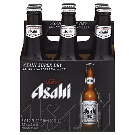 Asahi Super Dry Beer 6 ea | Beer | Bassett's Market