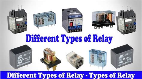 Types of Relay - Different Types of Relay - Classification of Relays ...