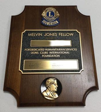 The Melvin Jones Fellowship Award | Cornwall Lions Club - Cornwall NY