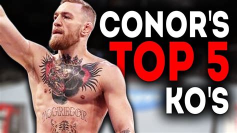 Conor McGregor's Best Knockouts (Highlights) - YouTube