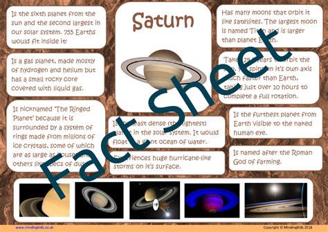 Facts About Saturn Ks2