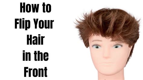 How to Flip your Hair Up in the Front - TheSalonGuy - YouTube