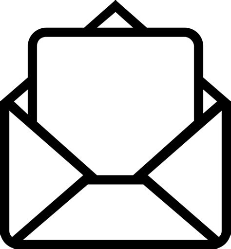 Download Email Symbol Clipart Email Computer Icons - Open Envelope Icon Png Transparent Png ...