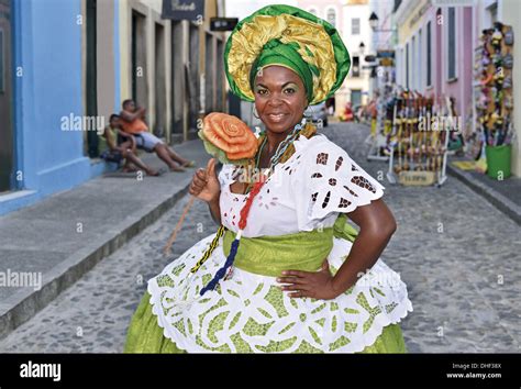 Brazil, Bahia, Salvador da Bahia, Baiana, dress, costume Stock Photo: 62412138 - Alamy