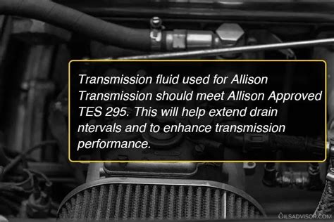 Allison Transmission Fluid Type [With Best Products Review 2024] - Oils Advisor