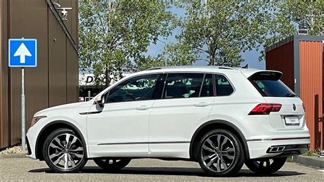 Volkswagen NEW Tiguan R-line 2022 in 4K Oryx White Pearl 20 inch Suzuka Walk around & detail ...