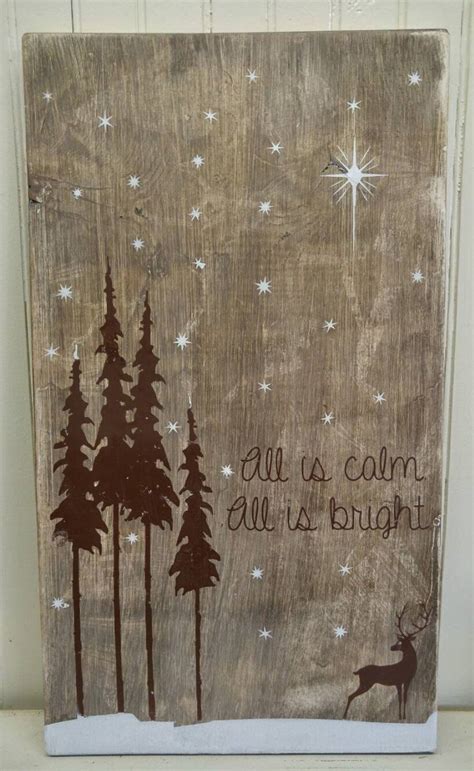 Rustic Holiday Sign Christmas Sign Rustic Christmas | Etsy | Christmas crafts, Christmas ...