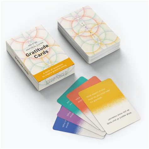 Gratitude Cards | A gratitude card deck of questions and examples to inspire grateful living ...