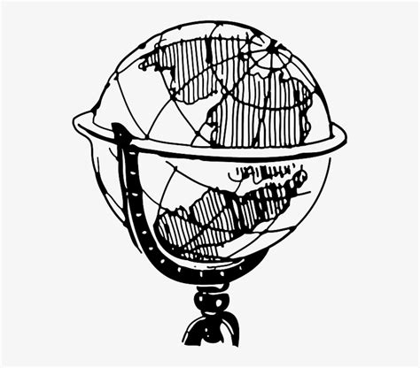 Black, Outline, Globe, Earth, Office, White - World History Clip Art ...