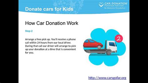 Car donation for kids - YouTube