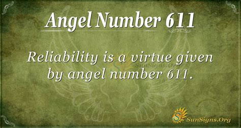 Angel Number 611 Meaning: Times Of Adversity - SunSigns.Org