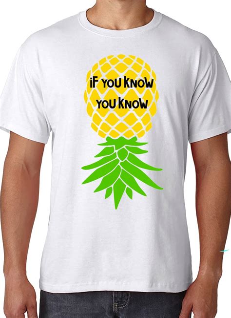 Upside Down Pineapple T-Shirt For Swingers Lifestyle Men & | Etsy