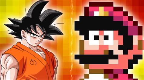 Goku vs Mario?... [Sprite Animation Short] - YouTube