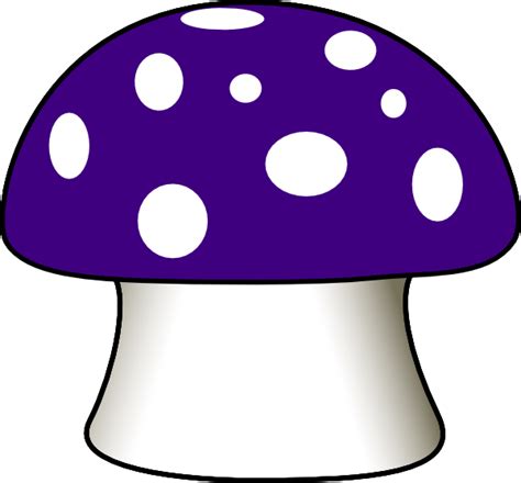 Purple Mushroom Clip Art at Clker.com - vector clip art online, royalty free & public domain