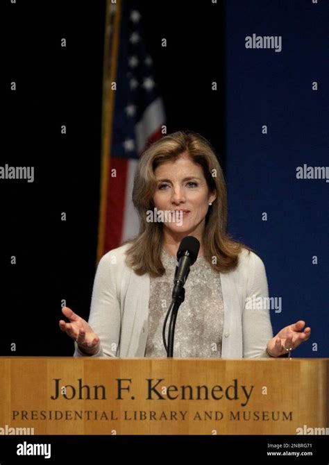 Caroline Kennedy addresses the John F. Kennedy Profiles in Courage Award ceremony at the JFK ...