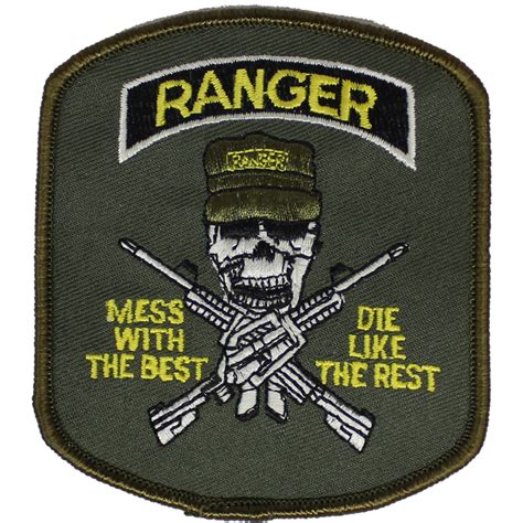 U.S. ARMY Ranger OD Patch by COMMANDO - COMMANDO NEW : Wide Variety of ...