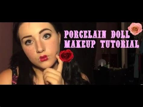 Porcelain doll makeup tutorial - YouTube