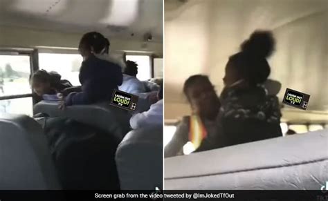 On Camera, Bus Driver In US Gets Into A Fight With 12-Year-Old Student ...