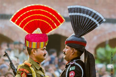 Download Wagah Border Ceremony Indian And Pakistani Soilders - Wagah On ...