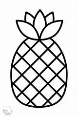 Pineapple Colouring Pages  Free Kids coloring Printable sketch template