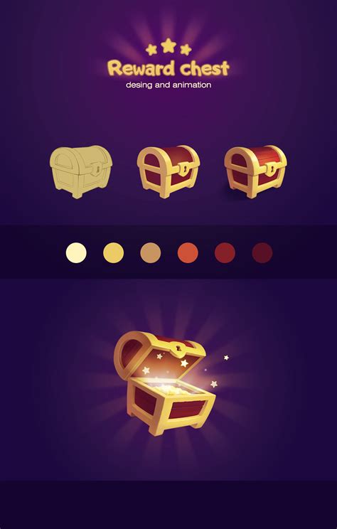 Reward chest on Behance