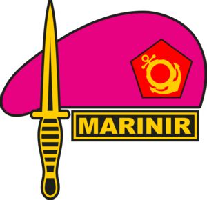 BARET TNI MARINIR Logo PNG Vector (CDR) Free Download