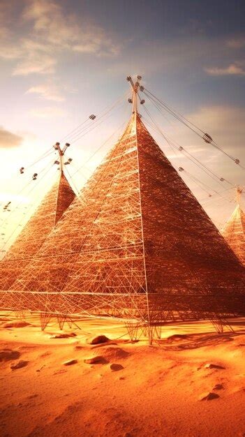 Premium AI Image | pyramids in giza