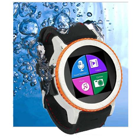 Waterproof 3G Android Smart Watch Phone WiFi Touch Screen MP3 Camera ...