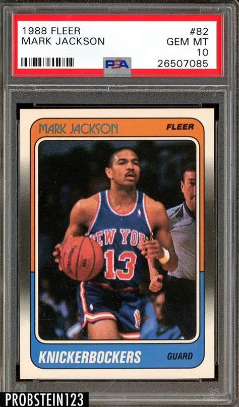 mark jackson basketball card psa 10 - Sounds Better Vlog Art Gallery