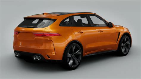 Jaguar F-Pace SVR 2023 3D Model by Phazan