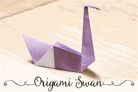 Easy Origami Swan Tutorial