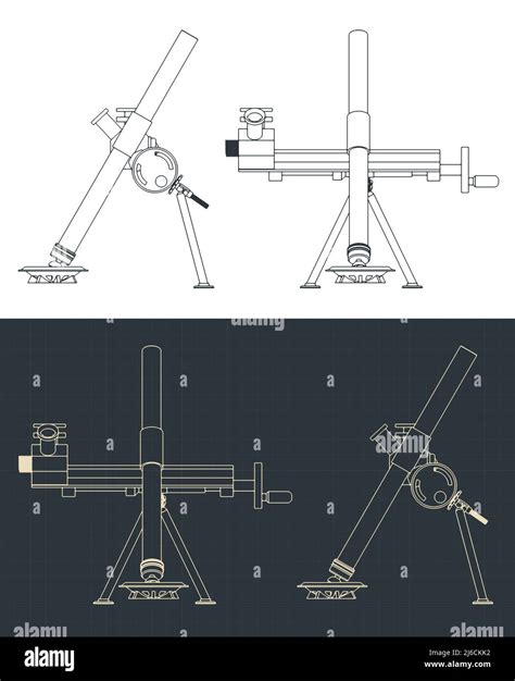 Mortar weapon system Stock Vector Images - Alamy