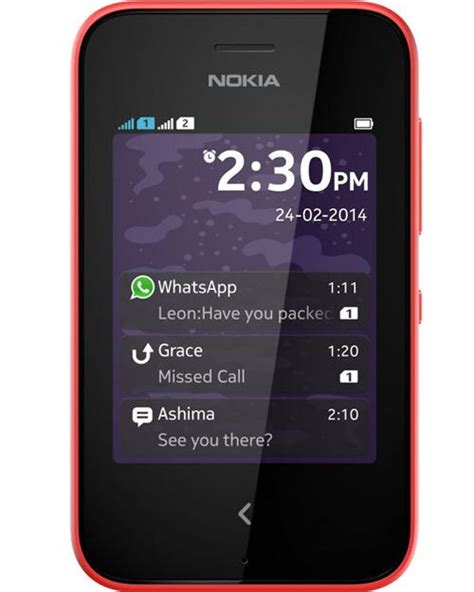 Nokia Asha 230 Dual SIM Mobile Phone Price in India & Specifications