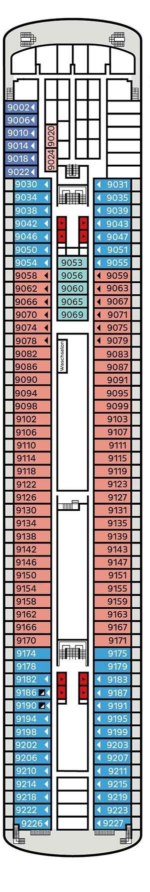 Vasco da Gama Deck plan & cabin plan